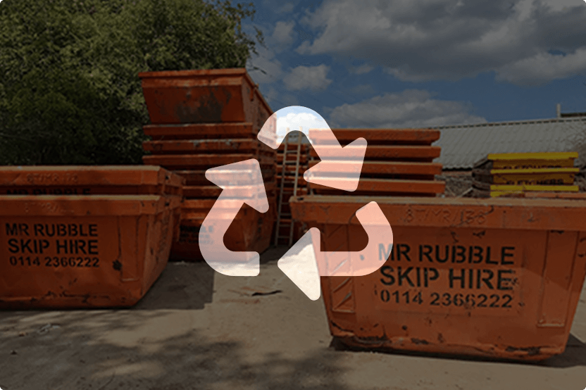 Recycling from skips