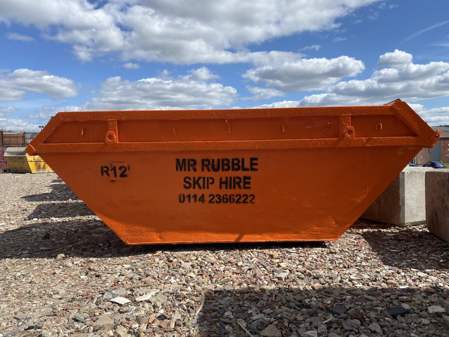 Skip Hire Sheffield and South Yorkshire Mr Rubble